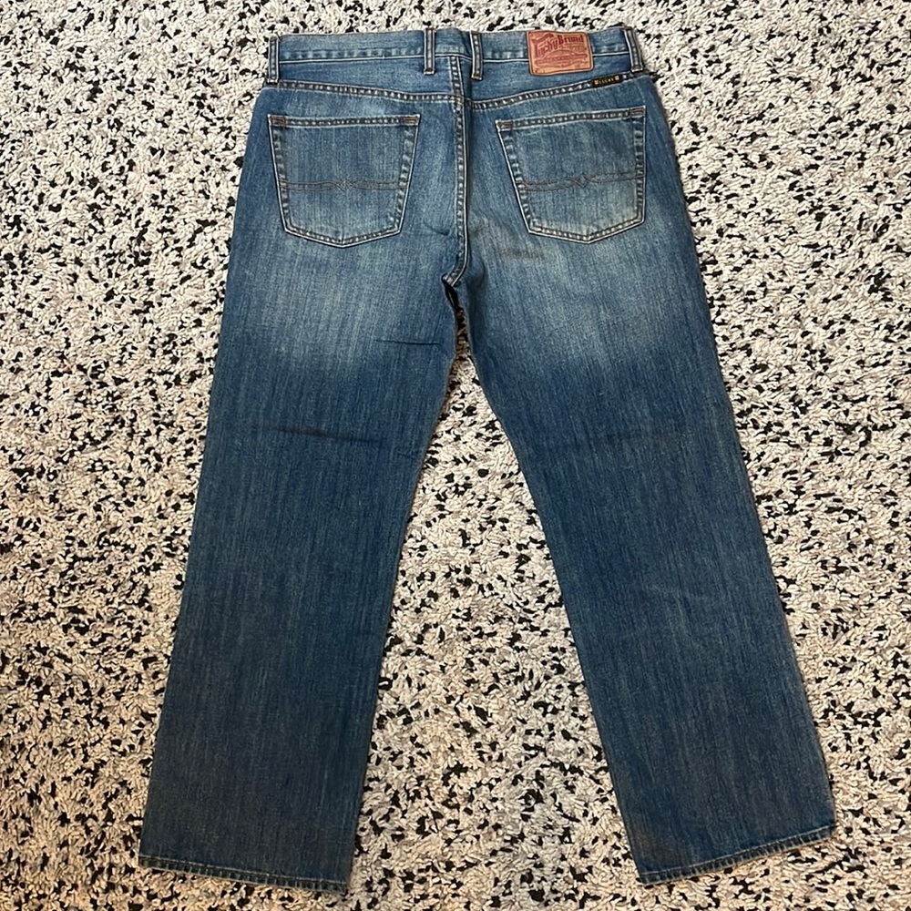 Lucky Brand by Gene Montesano Short Inseam Jeans—Size 34, Blue - Picture 10 of 13